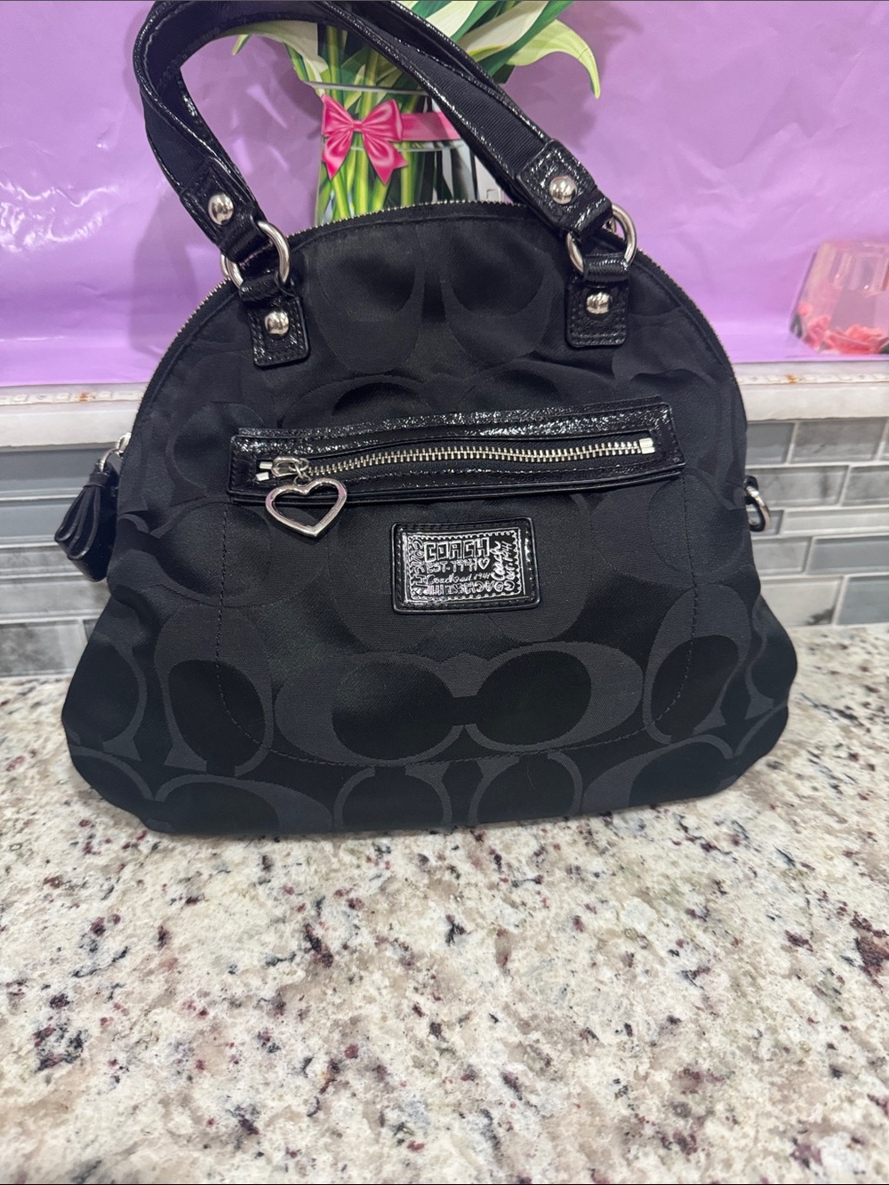 Coach Poppy Dome Satchel no hangtag